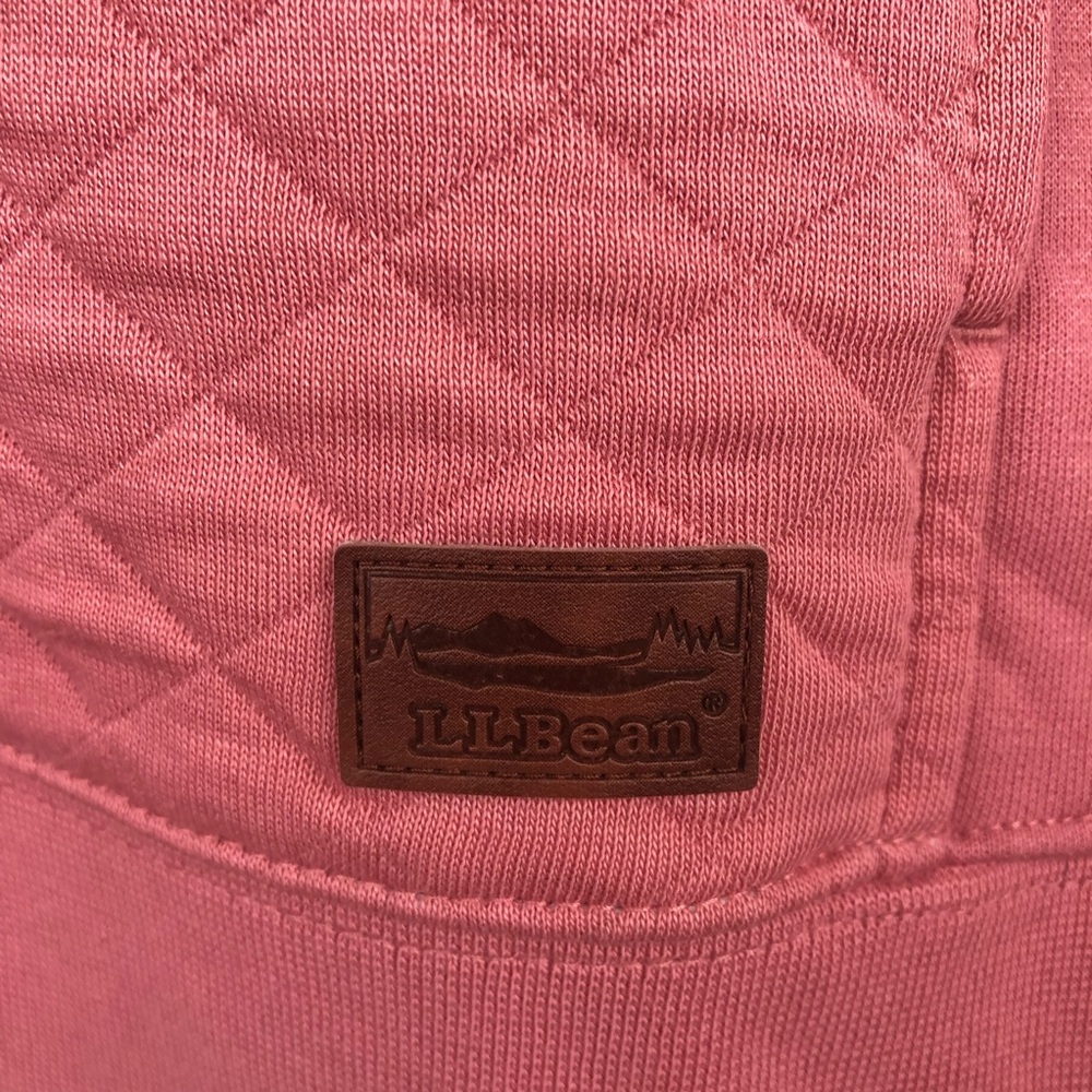 L.L. Bean Rose Wash Quilted Full Zip Sweatshirt - Picture 9 of 11